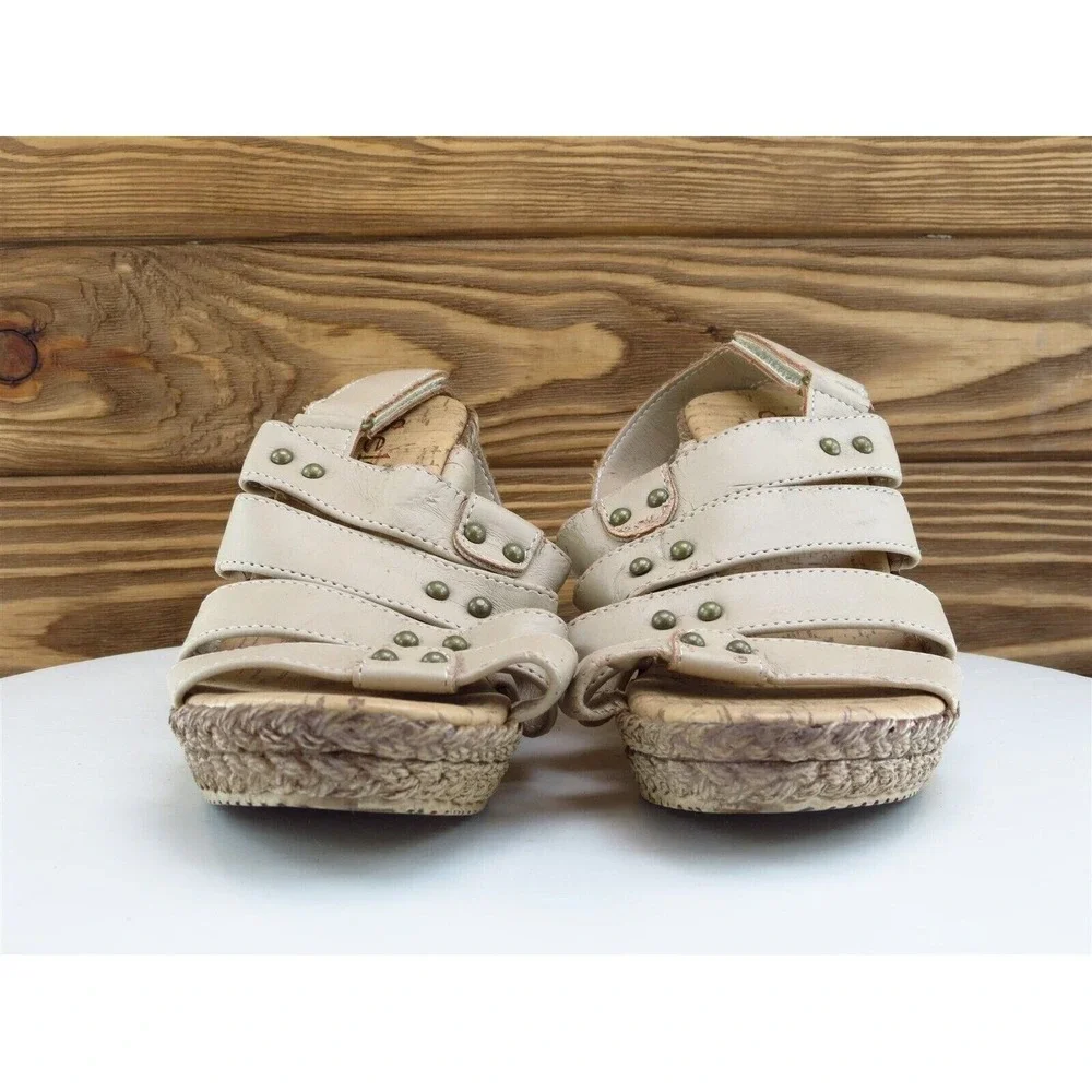 Selex‎ Size 5 M Women Sandal Strappy Beige Synthetic